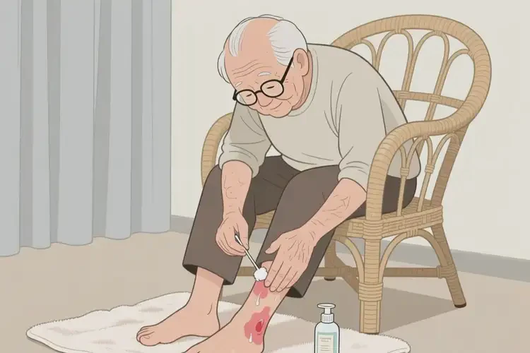 高齡老人腳上起濕疹可不可以根治(圖3)