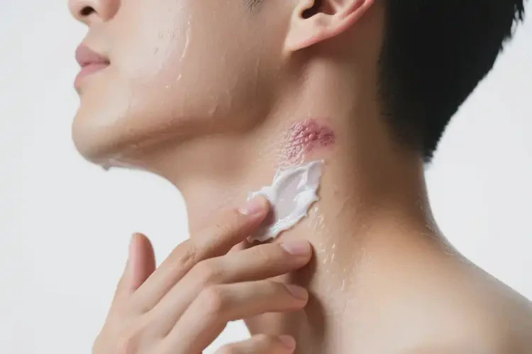 男人脖子有濕疹可以治好嗎(圖3)