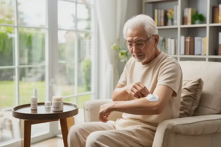 老人手臂容易长湿疹可以治好吗(图3)