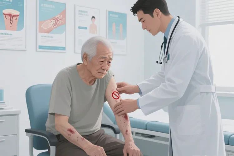 老年人屁股上经常长湿疹能靠自己自愈吗(图1)