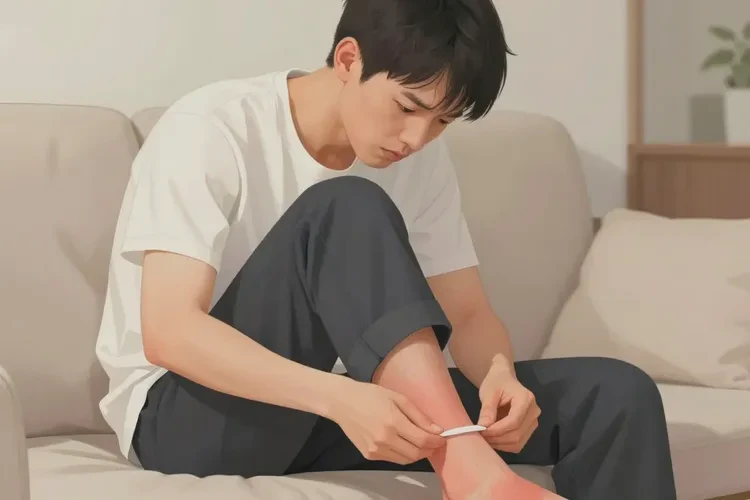 男人小腿出濕疹能靠自己自愈嗎(圖1)