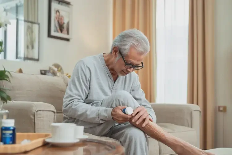 老年人小腿上出現(xiàn)濕疹可以治好嗎(圖2)