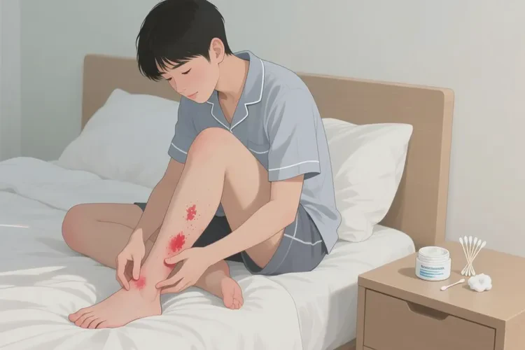 青年人小腿出濕疹能靠自己自愈嗎(圖1)