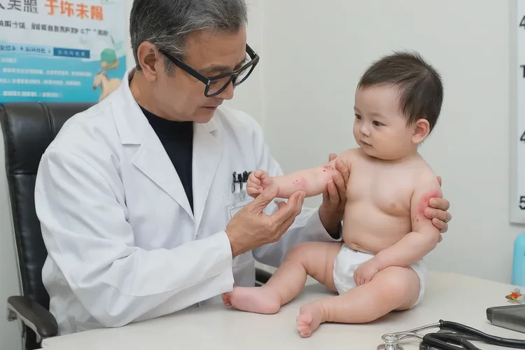 嬰幼兒手臂容易起濕疹可以治愈嗎(圖2)