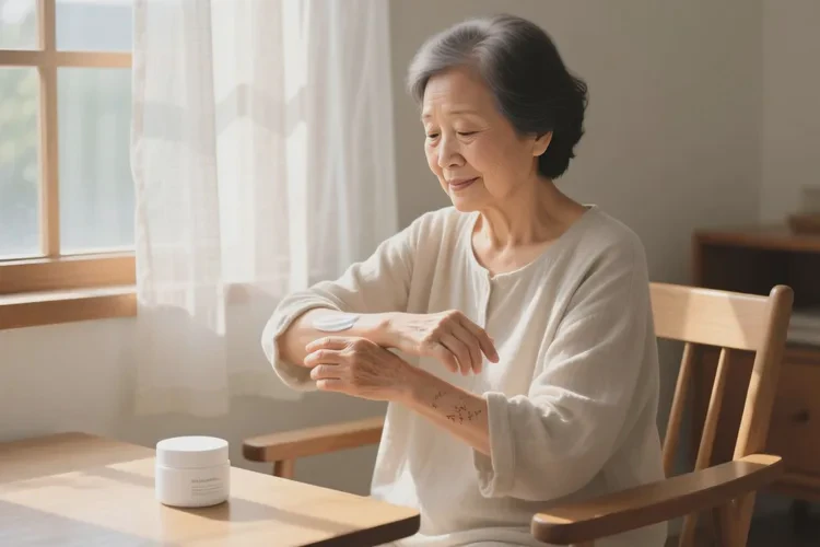 老年人手臂偶爾起濕疹能靠自己自愈嗎(圖1)