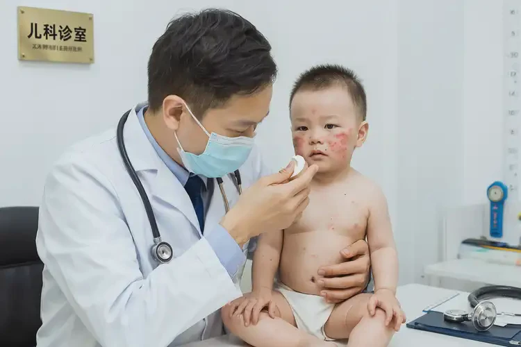 寶寶臉上有濕疹可以治好嗎(圖3)