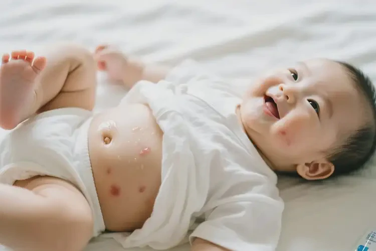 寶寶肚子上偶爾長(zhǎng)濕疹可以治好嗎(圖1)