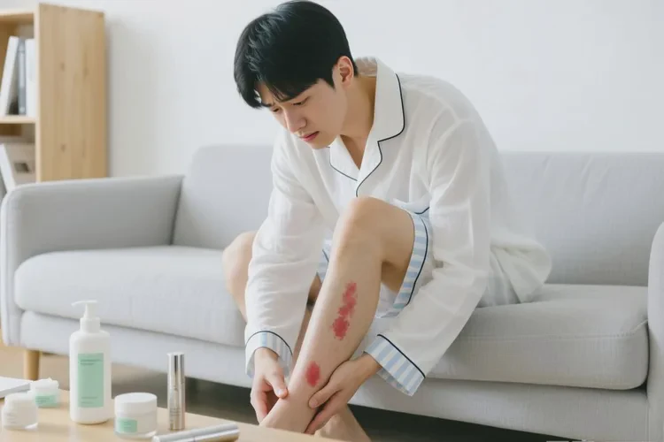 青年人小腿有濕疹能靠自己自愈嗎(圖1)