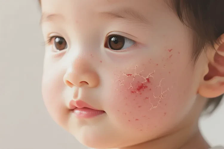 孩子大腿上偶爾起濕疹可以治愈嗎(圖2)