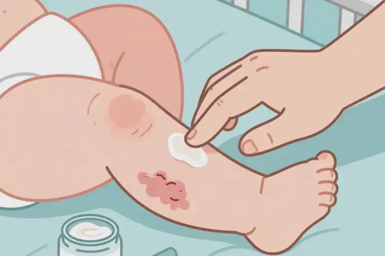 寶寶大腿長(zhǎng)濕疹可以治好嗎(圖3)