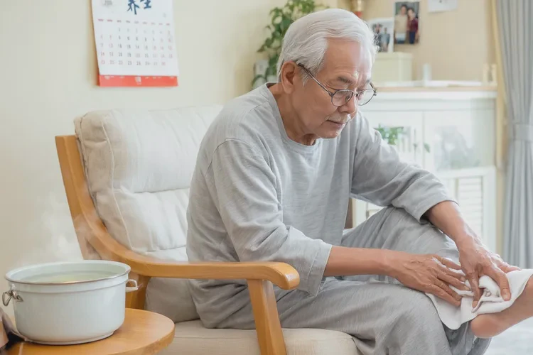 老人腳上出現(xiàn)濕疹可以治愈嗎(圖4)