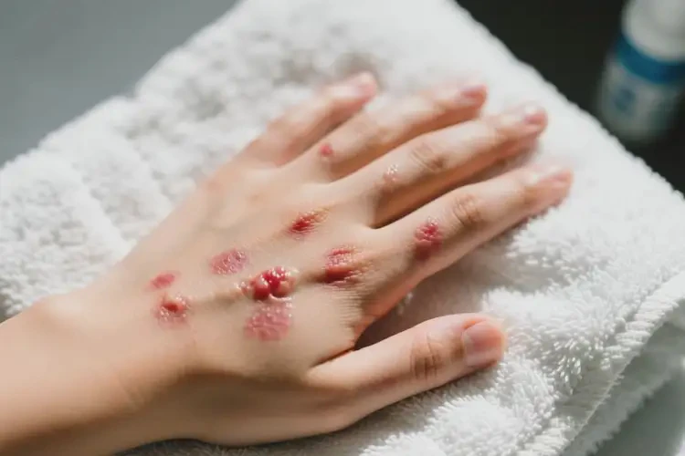 青少年手上長(zhǎng)濕疹可以治好嗎(圖2)