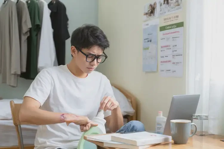 大學(xué)生肚子偶爾起濕疹可不可以根治(圖1)