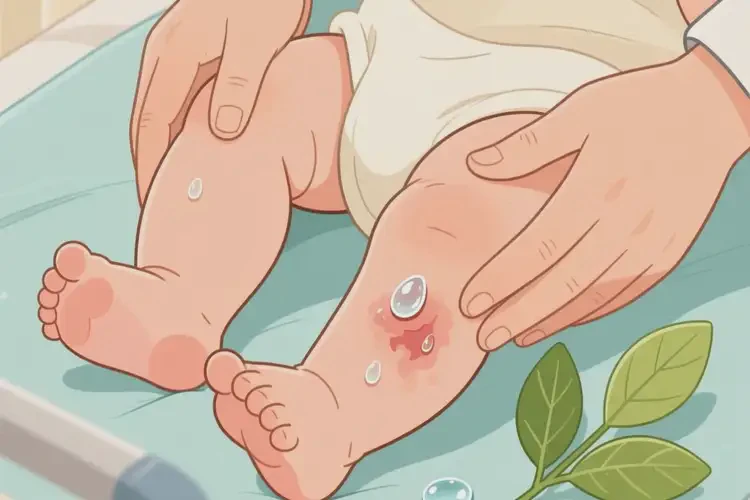 寶寶大腿經(jīng)常起濕疹可以治好嗎(圖2)