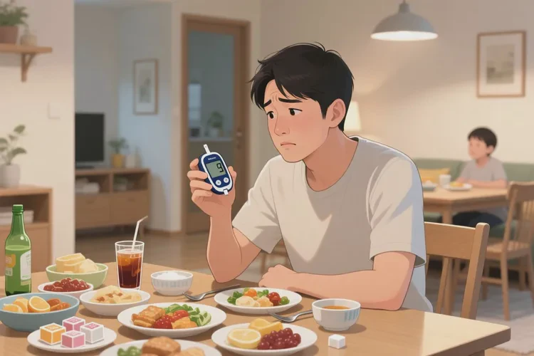 28歲晚餐血糖17點(diǎn)8是怎么回事(圖1)