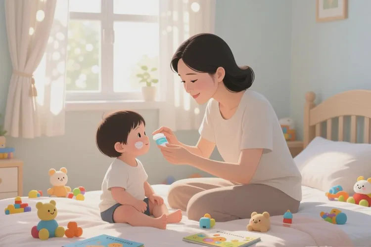 孩子身上偶爾起濕疹可以治愈嗎(圖1)