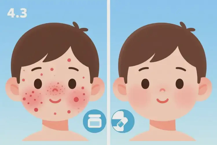 少兒面部容易起濕疹可以治好嗎(圖4)