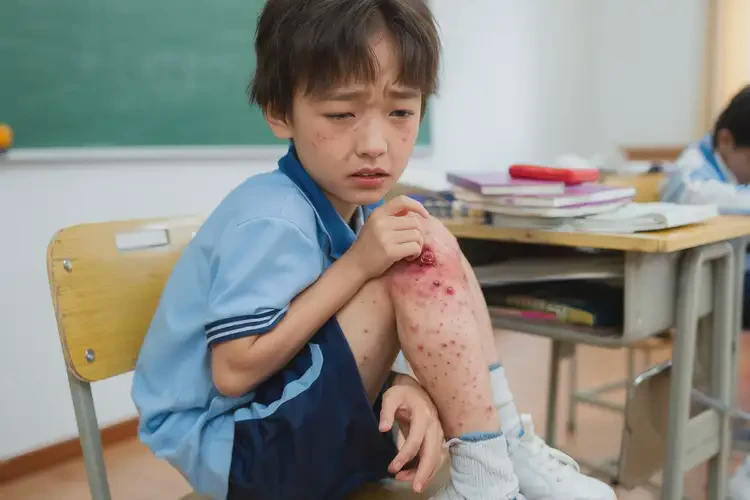 小學(xué)生小腿上偶爾起濕疹可以治好嗎(圖4)
