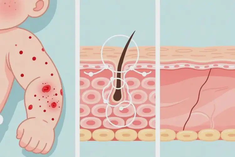 嬰兒身上經(jīng)常長(zhǎng)濕疹可以治好嗎(圖1)