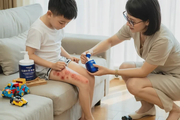 少兒小腿上長濕疹可以治愈嗎(圖1)