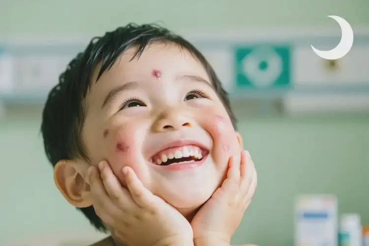 兒童面部出現(xiàn)濕疹可以治好嗎(圖2)