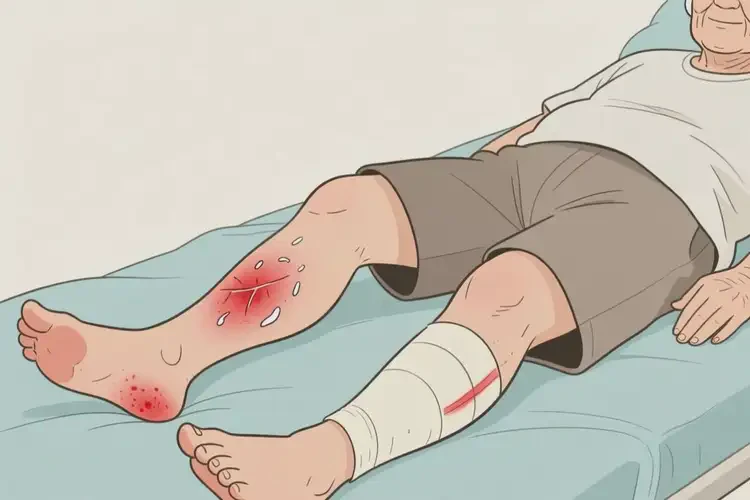 老人小腿上經(jīng)常長(zhǎng)濕疹可以治好嗎(圖1)