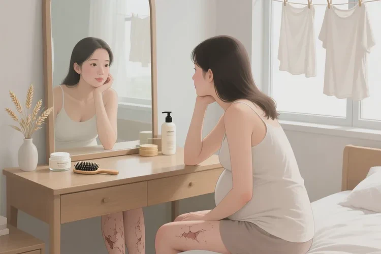 哺乳期媽媽小腿上有濕疹能靠自己自愈嗎(圖2)