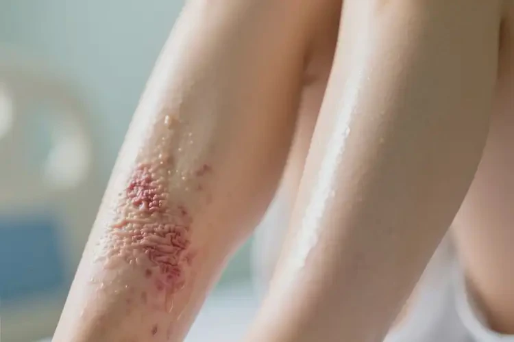 女性小腿经常长湿疹可以治好吗(图1)