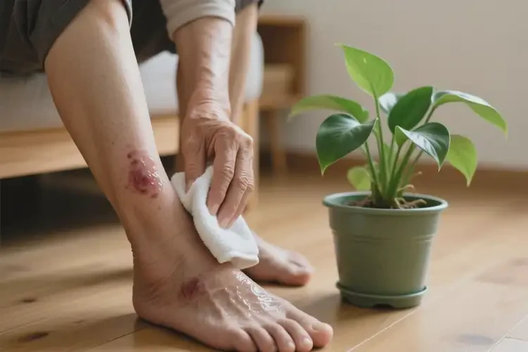 老人腳上起濕疹可以治好嗎(圖3)