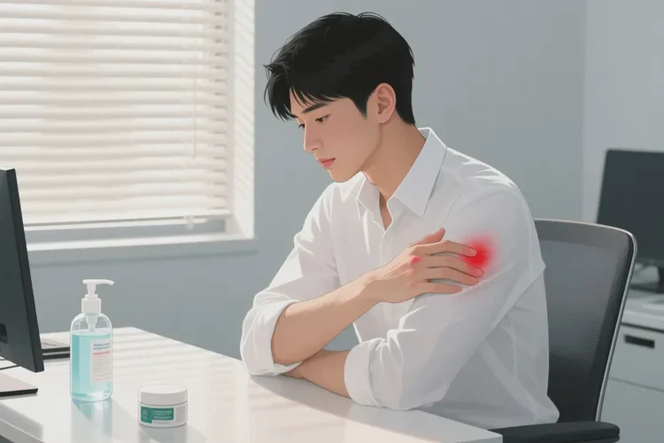 男人手上偶爾起濕疹能靠自己自愈嗎(圖1)