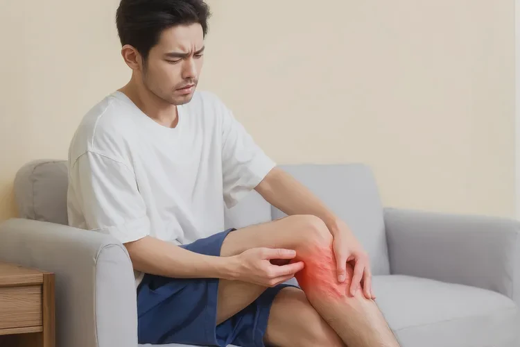 青年人小腿上長濕疹能靠自己自愈嗎(圖1)