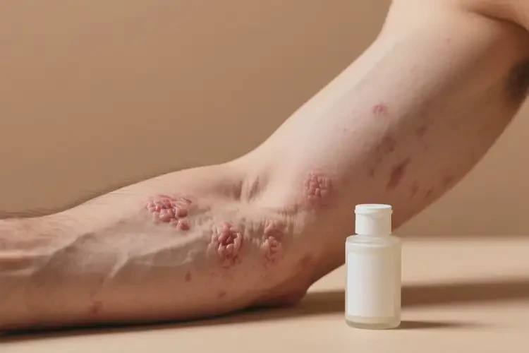 男性手臂經(jīng)常長(zhǎng)濕疹可以治好嗎(圖1)