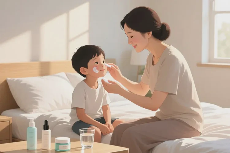 兒童大腿有濕疹可以治愈嗎(圖1)