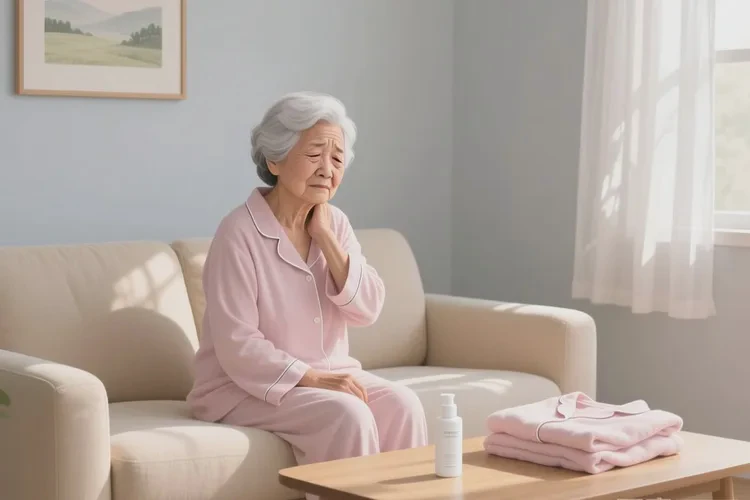 老年人脖子偶爾長(zhǎng)濕疹能靠自己自愈嗎(圖1)