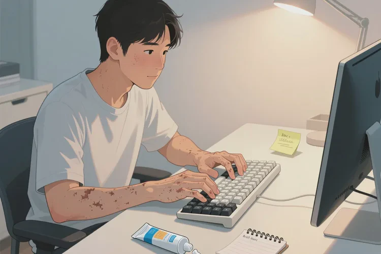 男人手上長濕疹能靠自己自愈嗎(圖2)