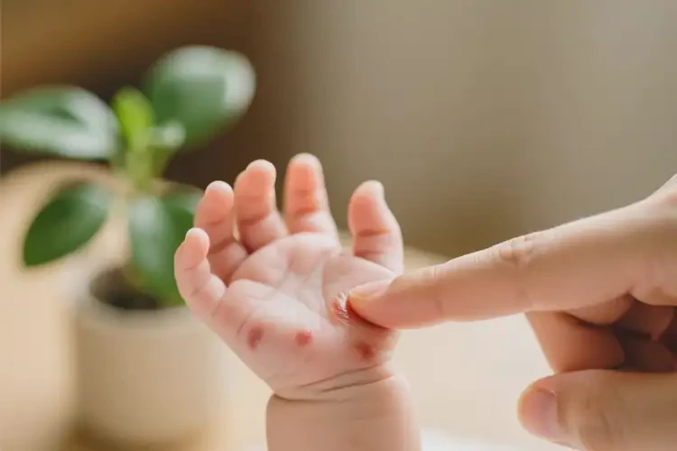 寶寶身上偶爾長濕疹可以治好嗎(圖3)