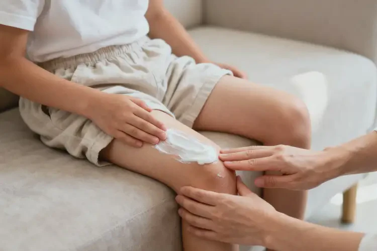 小學(xué)生大腿經(jīng)常長濕疹可以治好嗎(圖1)