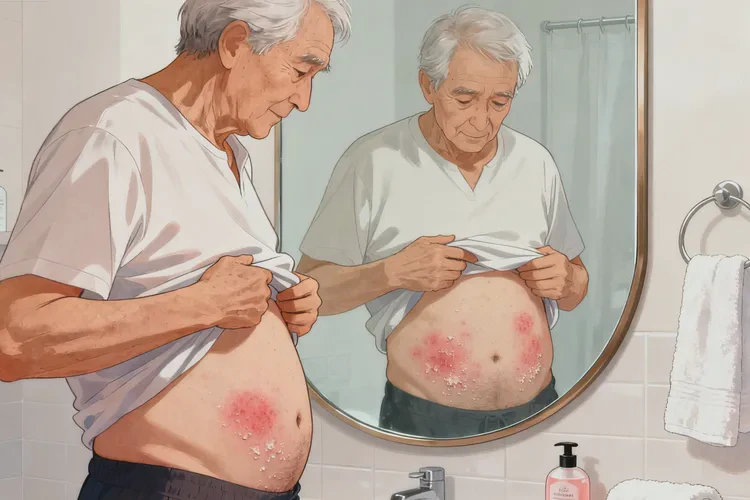 老年人肚子经常长湿疹能靠自己自愈吗(图2)