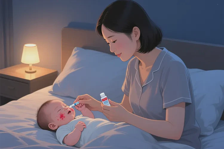 嬰兒臉上經(jīng)常長濕疹可以治愈嗎(圖3)