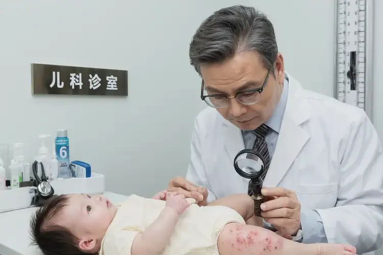 嬰兒肚子上出現(xiàn)濕疹能靠自己自愈嗎(圖2)