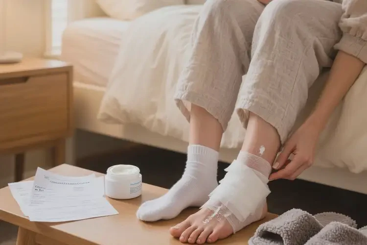 產(chǎn)婦腳上起濕疹可以治好嗎(圖1)