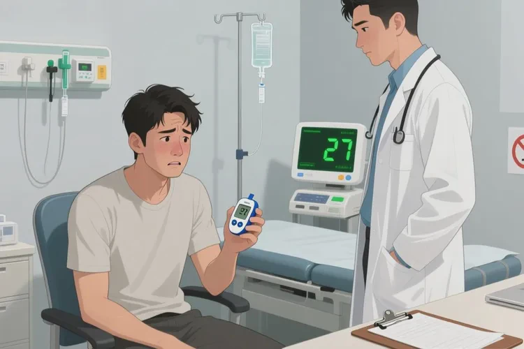 27歲下午血糖27.3是怎么回事(圖1)