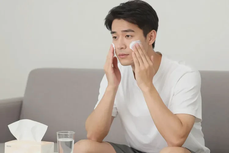 男人面部容易長濕疹能靠自己自愈嗎(圖2)