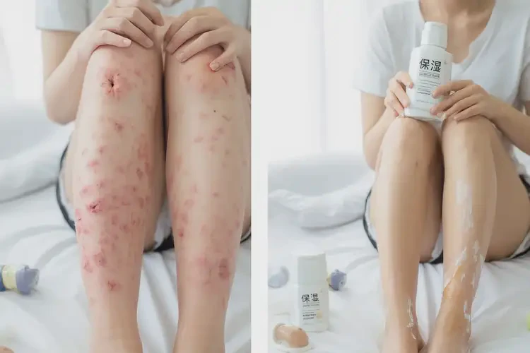 哺乳期媽媽小腿有濕疹可以治好嗎(圖2)