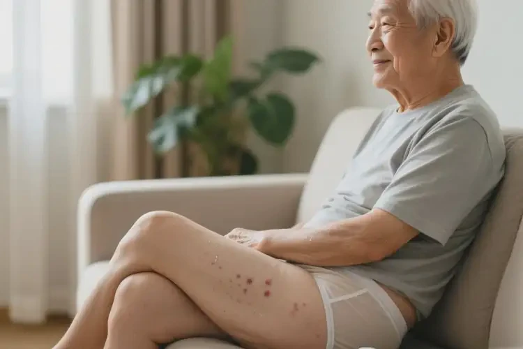 高齡老人屁股上長濕疹可不可以根治(圖1)