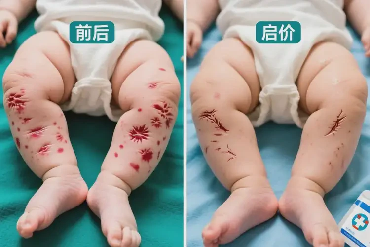 嬰兒四肢長(zhǎng)濕疹可以治好嗎(圖1)