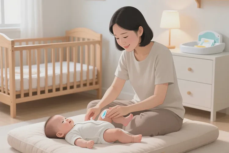 嬰兒大腿上起濕疹可以治愈嗎(圖1)