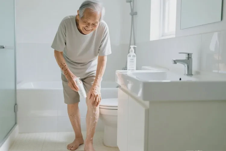 老年人小腿有湿疹能靠自己自愈吗(图1)