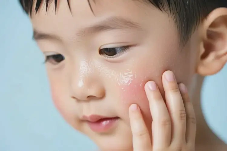 兒童面部出現(xiàn)濕疹可以治好嗎(圖3)