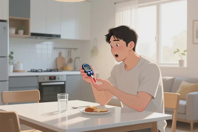 28歲早餐血糖16點(diǎn)6是怎么回事(圖1)